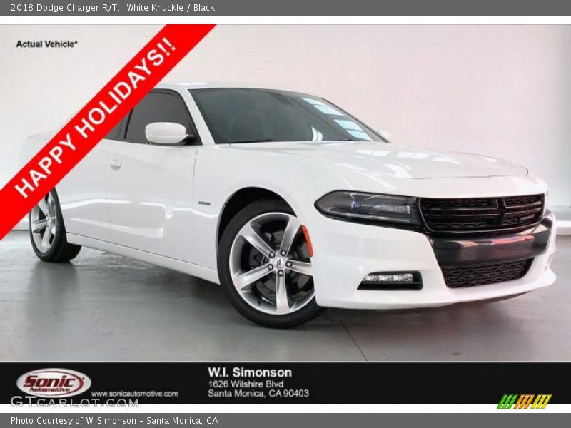 White Knuckle / Black 2018 Dodge Charger R/T