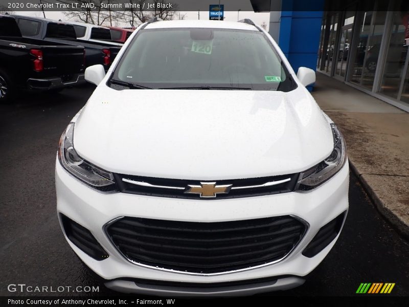 Summit White / Jet Black 2020 Chevrolet Trax LT AWD