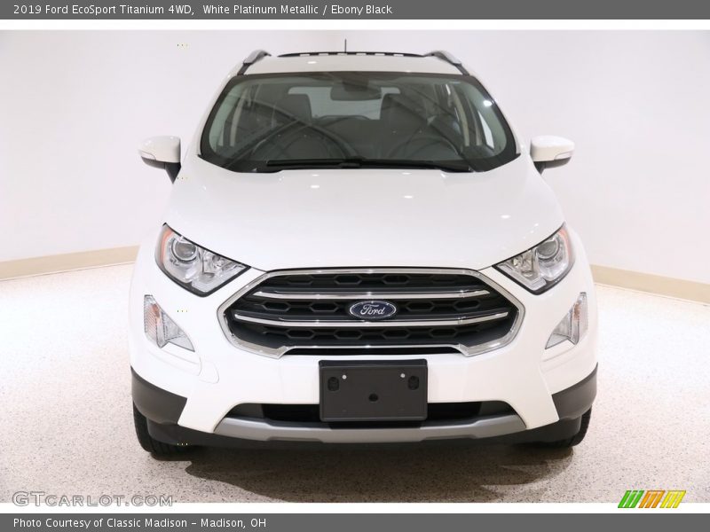 White Platinum Metallic / Ebony Black 2019 Ford EcoSport Titanium 4WD