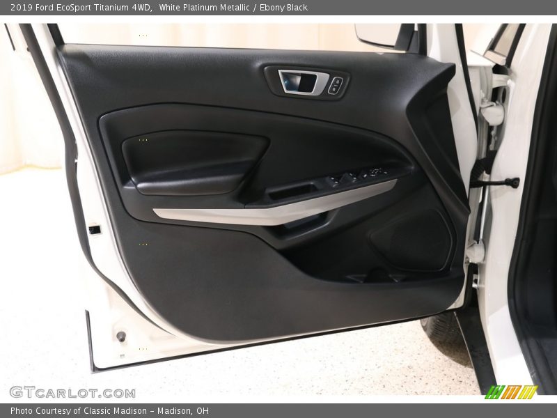 White Platinum Metallic / Ebony Black 2019 Ford EcoSport Titanium 4WD