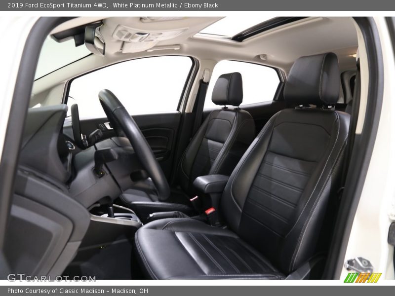 Front Seat of 2019 EcoSport Titanium 4WD