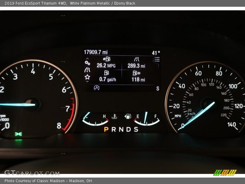  2019 EcoSport Titanium 4WD Titanium 4WD Gauges
