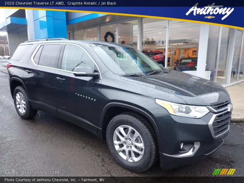 Graphite Metallic / Jet Black 2020 Chevrolet Traverse LT AWD