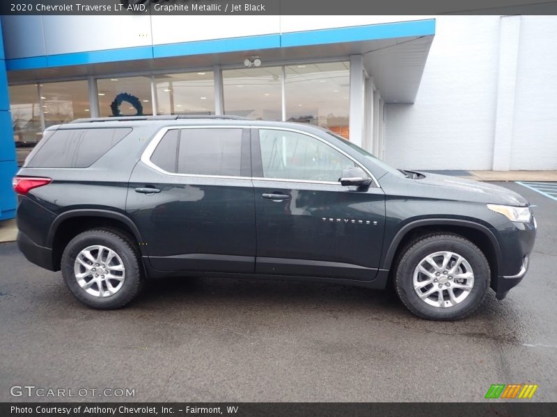 Graphite Metallic / Jet Black 2020 Chevrolet Traverse LT AWD