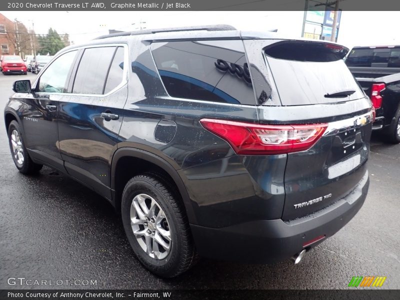 Graphite Metallic / Jet Black 2020 Chevrolet Traverse LT AWD