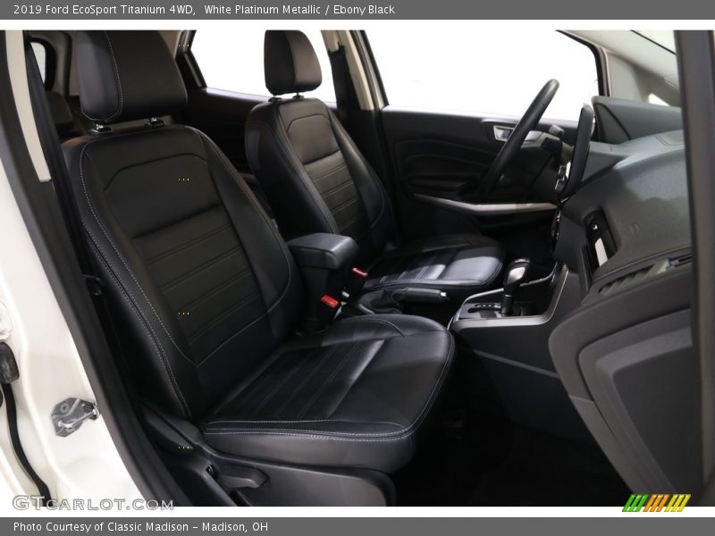 White Platinum Metallic / Ebony Black 2019 Ford EcoSport Titanium 4WD