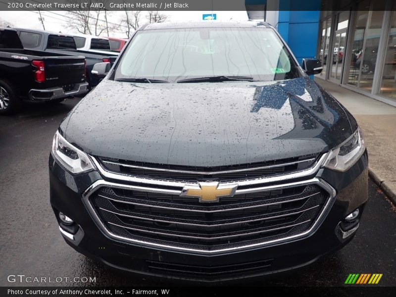 Graphite Metallic / Jet Black 2020 Chevrolet Traverse LT AWD