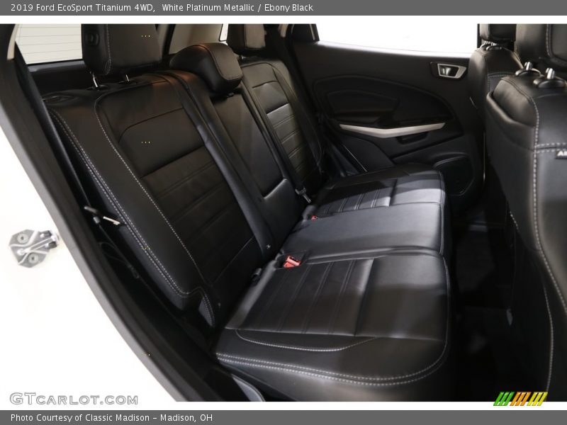 White Platinum Metallic / Ebony Black 2019 Ford EcoSport Titanium 4WD