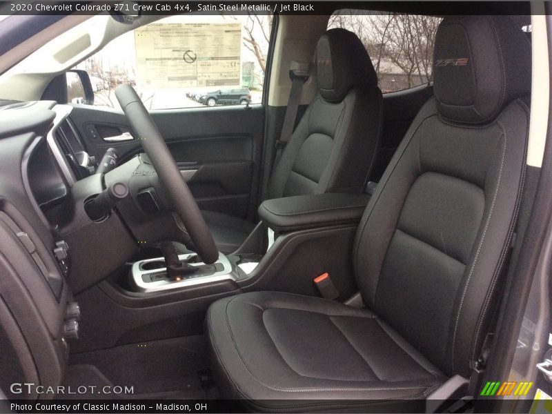 Satin Steel Metallic / Jet Black 2020 Chevrolet Colorado Z71 Crew Cab 4x4