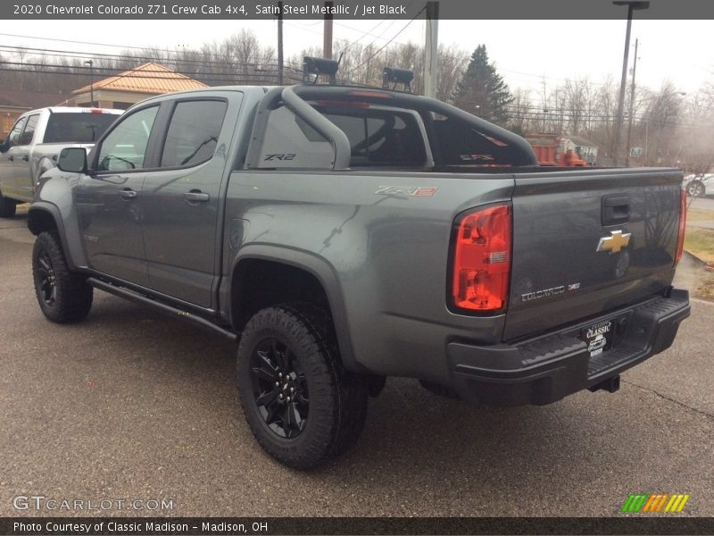 Satin Steel Metallic / Jet Black 2020 Chevrolet Colorado Z71 Crew Cab 4x4