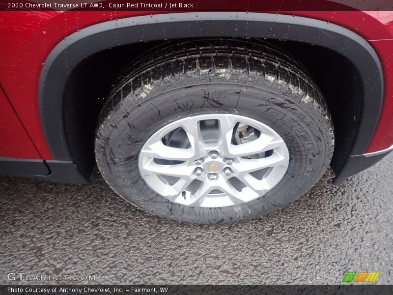 Cajun Red Tintcoat / Jet Black 2020 Chevrolet Traverse LT AWD