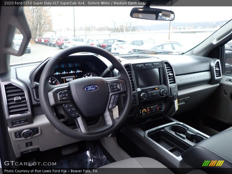 Front Seat of 2020 F250 Super Duty XLT SuperCab 4x4