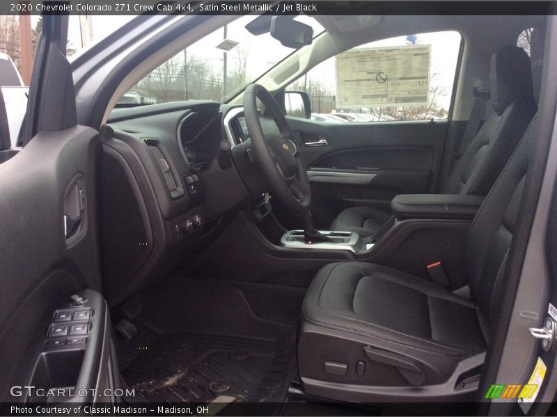 Satin Steel Metallic / Jet Black 2020 Chevrolet Colorado Z71 Crew Cab 4x4