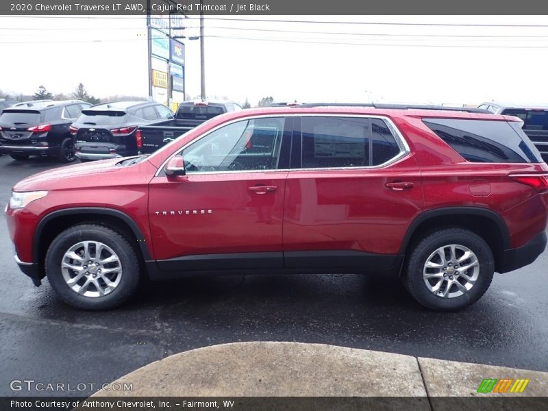 Cajun Red Tintcoat / Jet Black 2020 Chevrolet Traverse LT AWD
