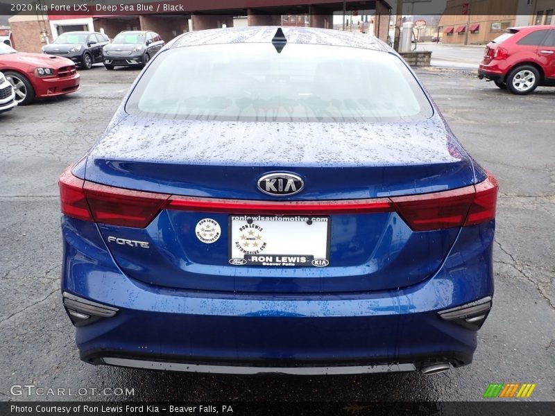 Deep Sea Blue / Black 2020 Kia Forte LXS