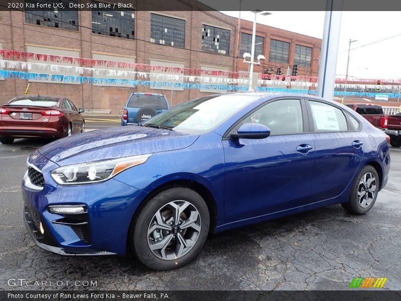 Deep Sea Blue / Black 2020 Kia Forte LXS