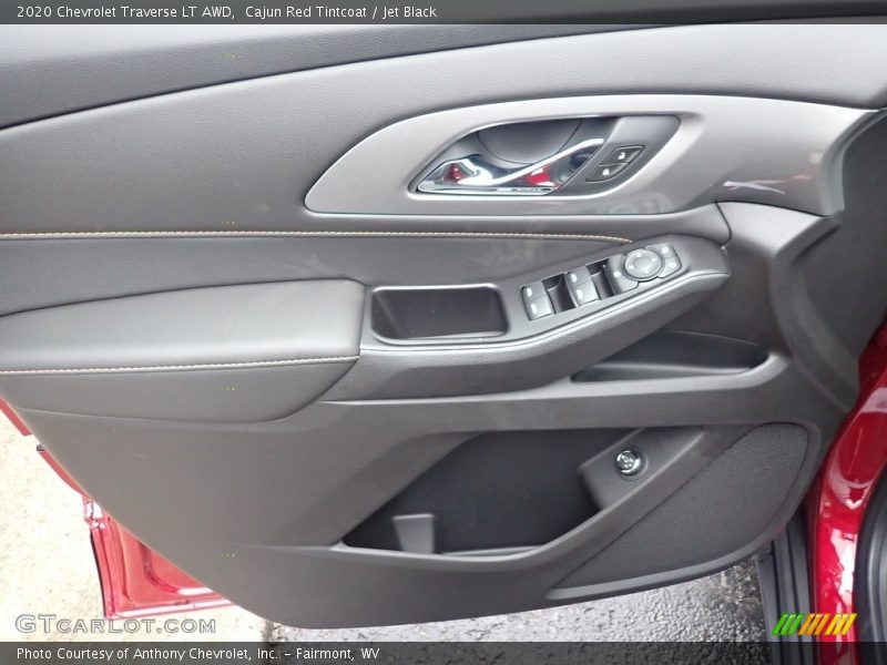 Cajun Red Tintcoat / Jet Black 2020 Chevrolet Traverse LT AWD