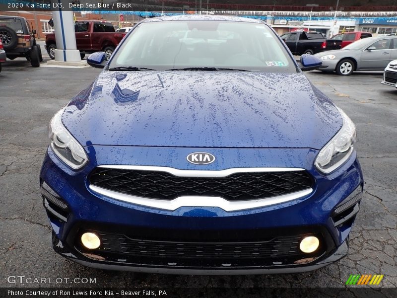 Deep Sea Blue / Black 2020 Kia Forte LXS