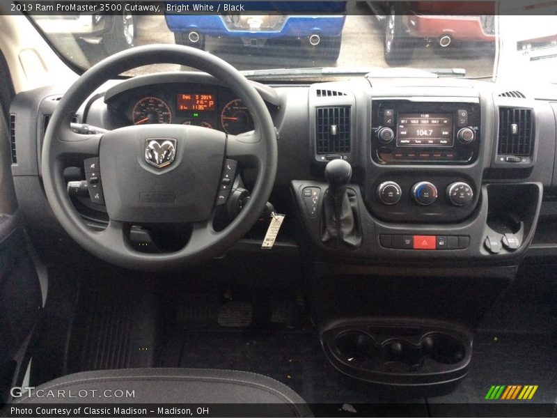 Bright White / Black 2019 Ram ProMaster 3500 Cutaway