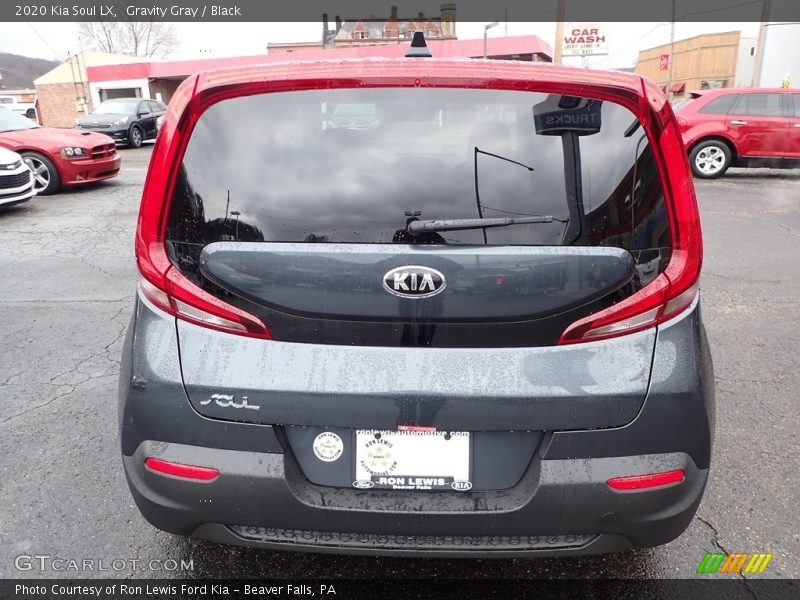 Gravity Gray / Black 2020 Kia Soul LX