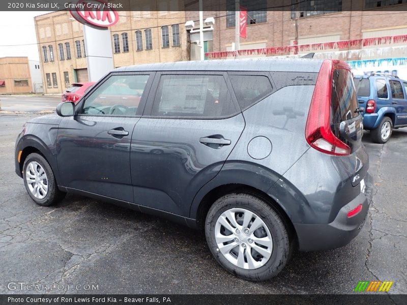 Gravity Gray / Black 2020 Kia Soul LX