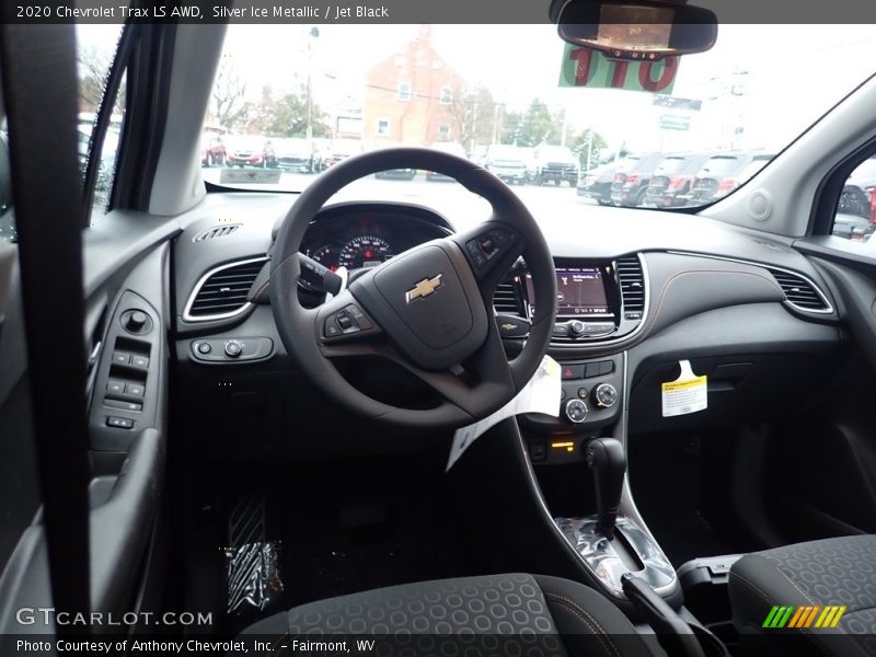 Silver Ice Metallic / Jet Black 2020 Chevrolet Trax LS AWD