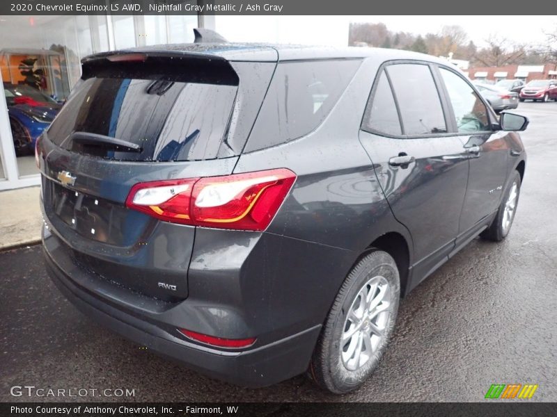 Nightfall Gray Metallic / Ash Gray 2020 Chevrolet Equinox LS AWD