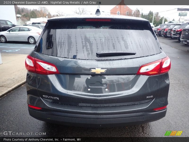 Nightfall Gray Metallic / Ash Gray 2020 Chevrolet Equinox LS AWD