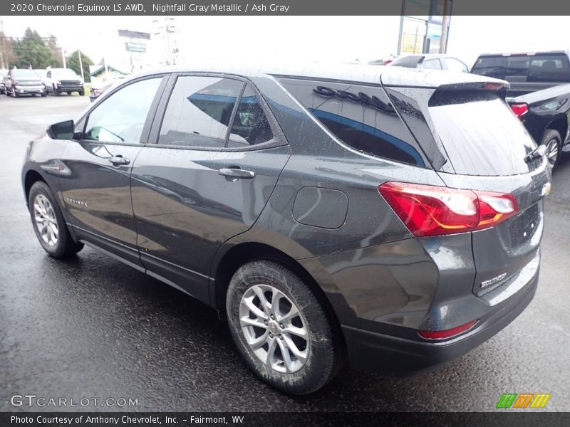 Nightfall Gray Metallic / Ash Gray 2020 Chevrolet Equinox LS AWD