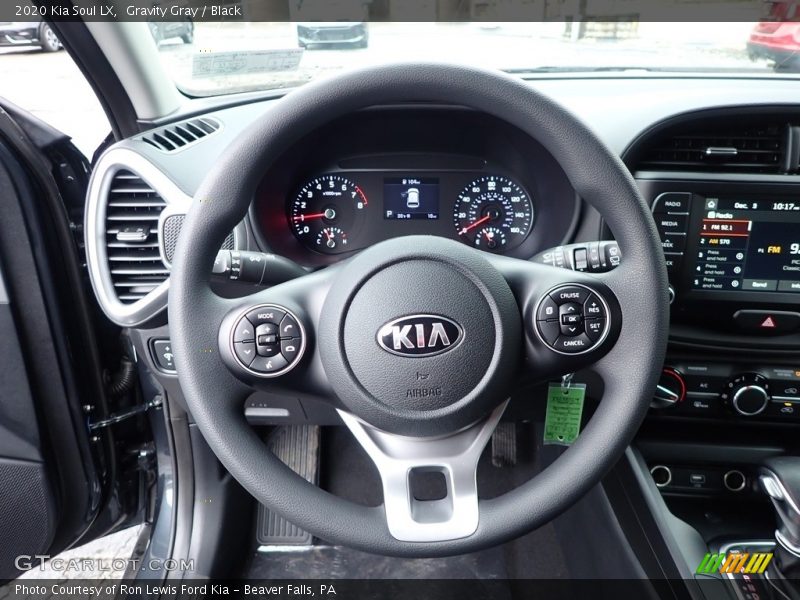 Gravity Gray / Black 2020 Kia Soul LX