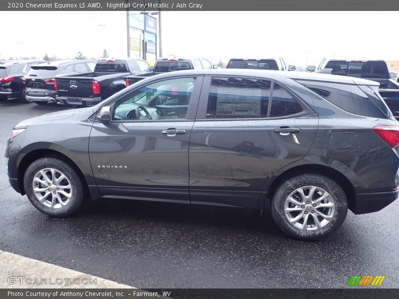 Nightfall Gray Metallic / Ash Gray 2020 Chevrolet Equinox LS AWD