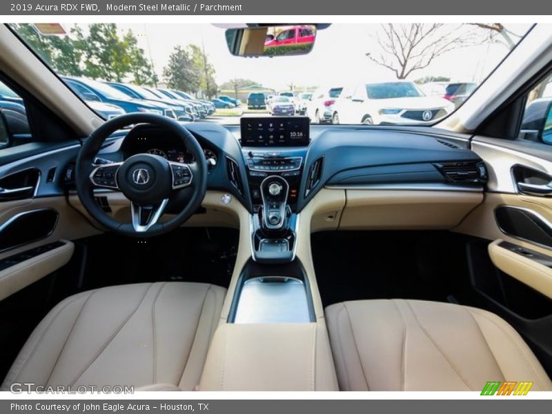 Modern Steel Metallic / Parchment 2019 Acura RDX FWD