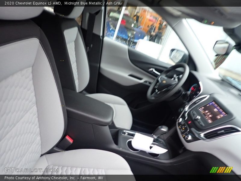 Midnight Blue Metallic / Ash Gray 2020 Chevrolet Equinox LS AWD