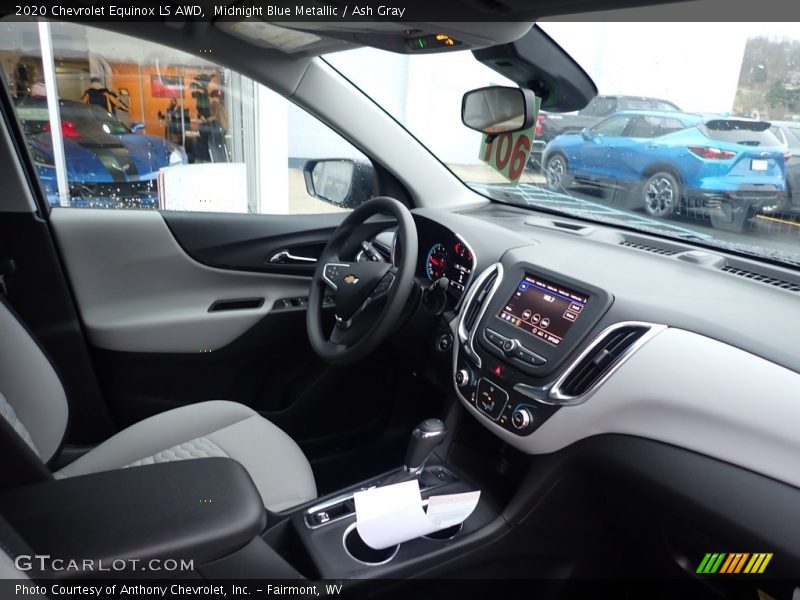 Midnight Blue Metallic / Ash Gray 2020 Chevrolet Equinox LS AWD