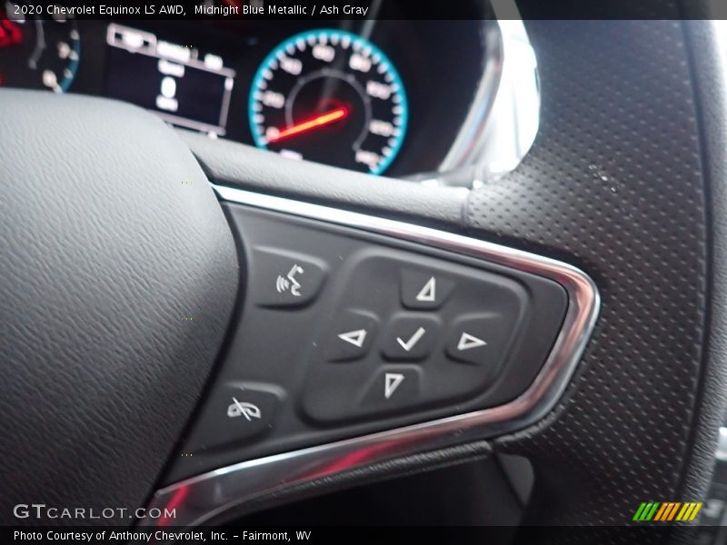 Midnight Blue Metallic / Ash Gray 2020 Chevrolet Equinox LS AWD