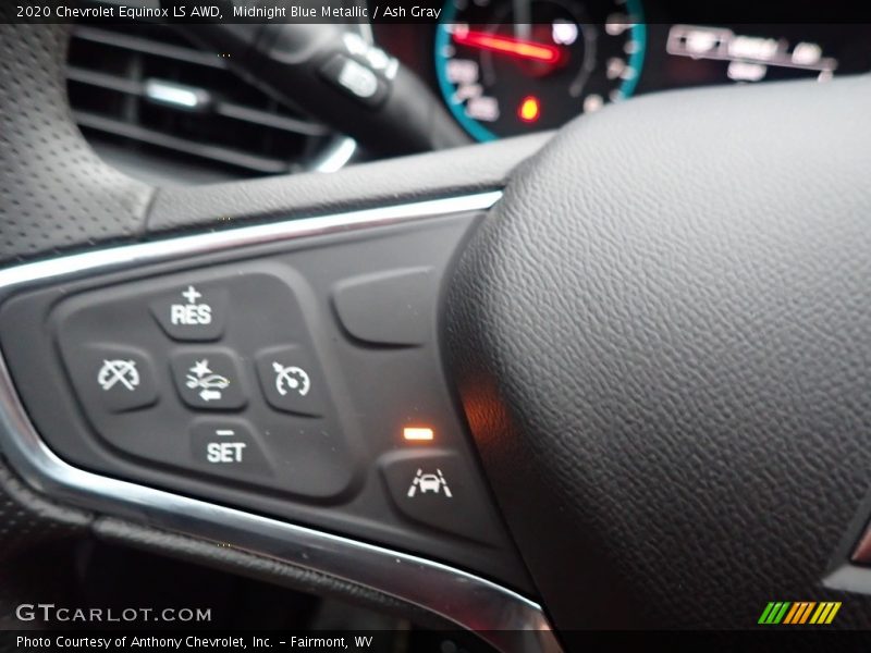 Midnight Blue Metallic / Ash Gray 2020 Chevrolet Equinox LS AWD