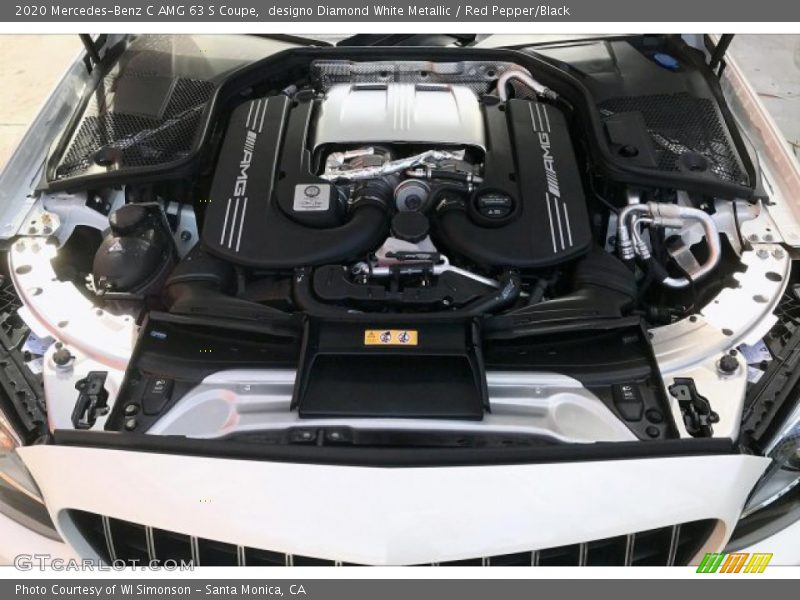  2020 C AMG 63 S Coupe Engine - 4.0 Liter AMG biturbo DOHC 32-Valve VVT V8