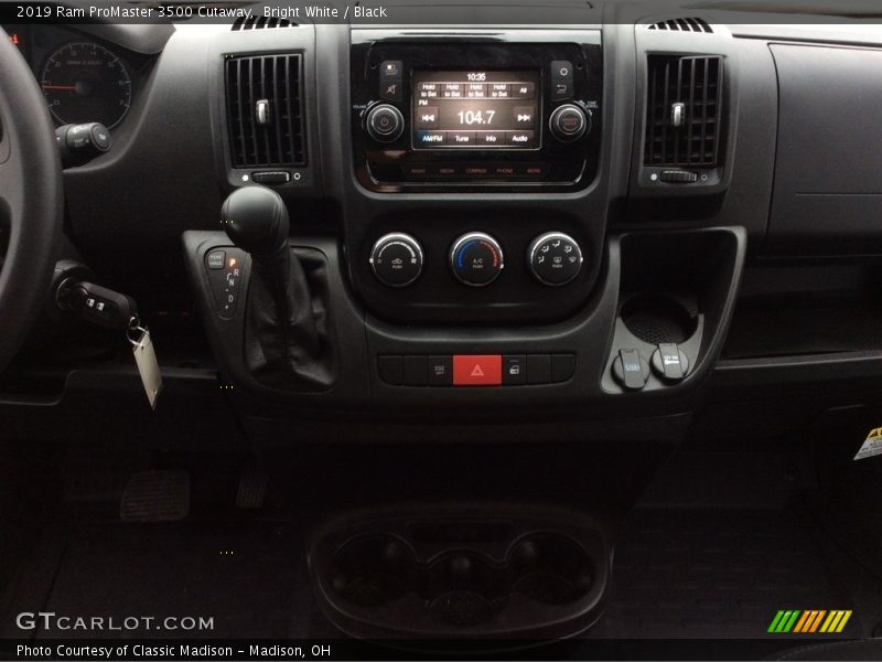 Controls of 2019 ProMaster 3500 Cutaway