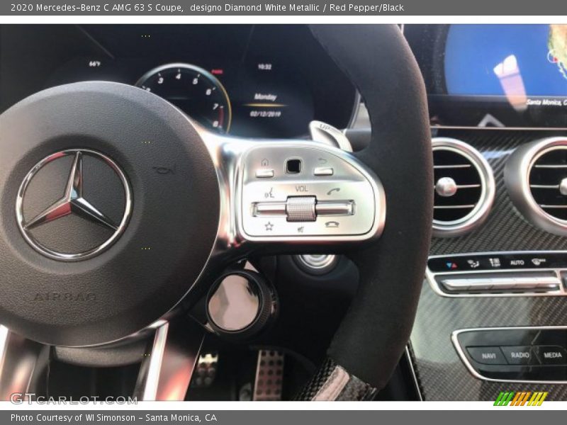  2020 C AMG 63 S Coupe Steering Wheel
