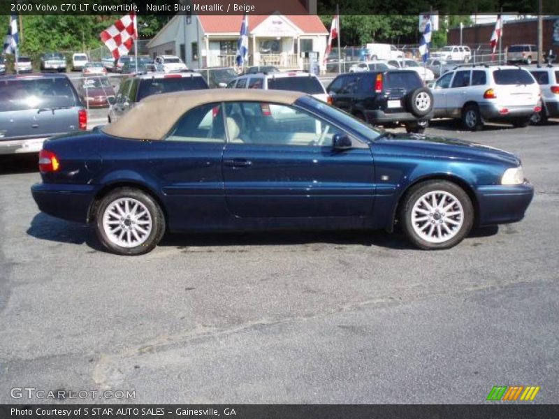 Nautic Blue Metallic / Beige 2000 Volvo C70 LT Convertible
