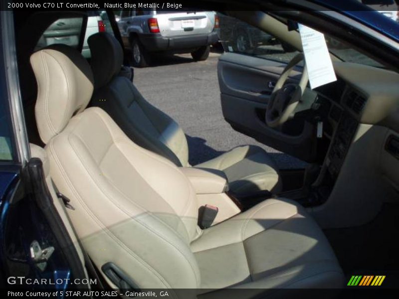Nautic Blue Metallic / Beige 2000 Volvo C70 LT Convertible