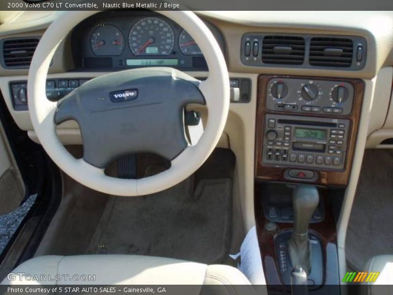 Nautic Blue Metallic / Beige 2000 Volvo C70 LT Convertible