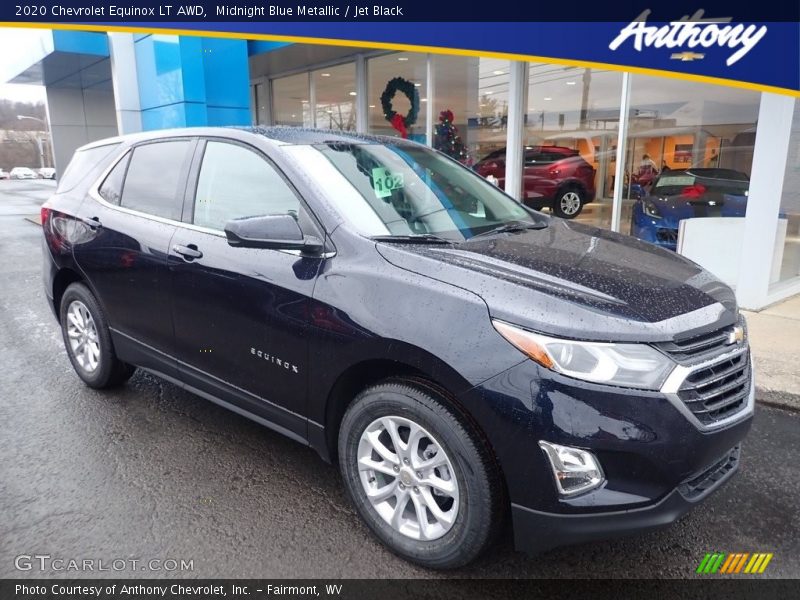 Midnight Blue Metallic / Jet Black 2020 Chevrolet Equinox LT AWD