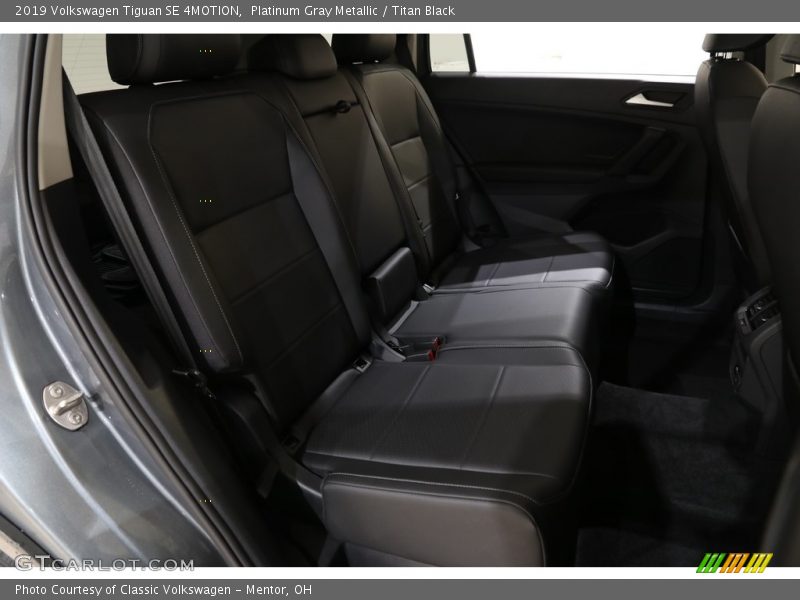 Rear Seat of 2019 Tiguan SE 4MOTION