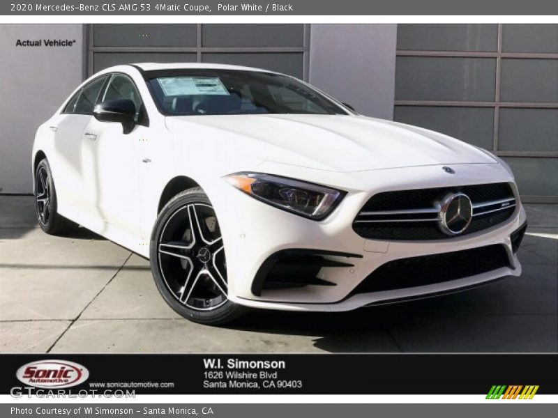 Polar White / Black 2020 Mercedes-Benz CLS AMG 53 4Matic Coupe