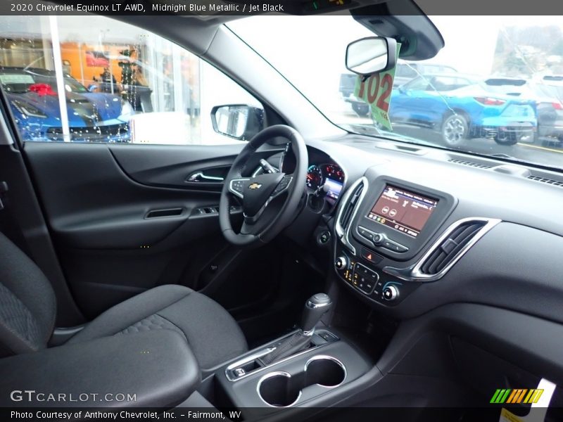 Midnight Blue Metallic / Jet Black 2020 Chevrolet Equinox LT AWD