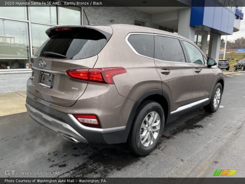 Earthy Bronze / Black 2020 Hyundai Santa Fe SE AWD