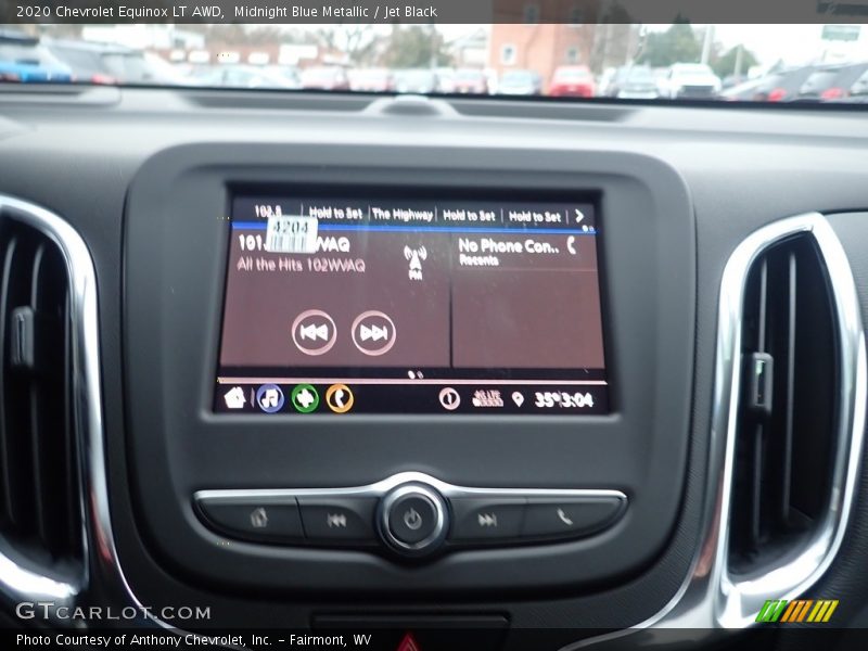 Midnight Blue Metallic / Jet Black 2020 Chevrolet Equinox LT AWD