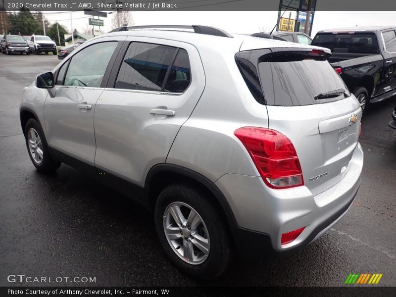 Silver Ice Metallic / Jet Black 2020 Chevrolet Trax LT AWD
