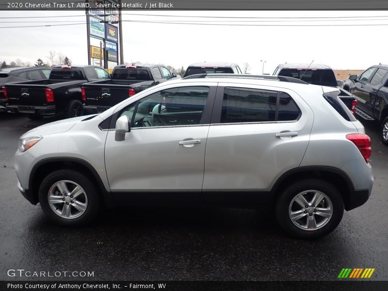 Silver Ice Metallic / Jet Black 2020 Chevrolet Trax LT AWD